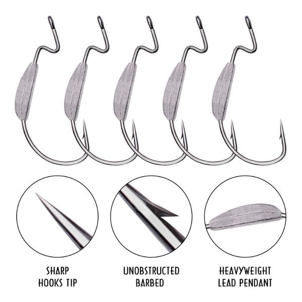 10pcs/bag fishing hooks lead jig sea tackle 1/0#2/0#3/0#4/0# high carbon steel softjerk for bass carp accessories
10pcs/bag fishing hooks lead jig sea tackle 1/0#2/0#3/0#4/0# high carbon steel softjerk for bass carp accessories