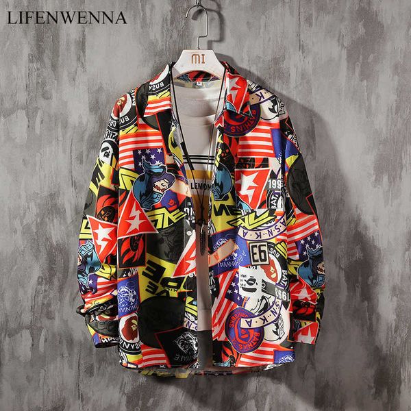 arrival men's graffiti shirt fashion brand print long sleeve fashion shirts mens coat casual streetwear shirt -5xl 210528, White;black
arrival men's graffiti shirt fashion brand print long sleeve fashion shirts mens coat casual streetwear shirt -5xl 210528, White;black