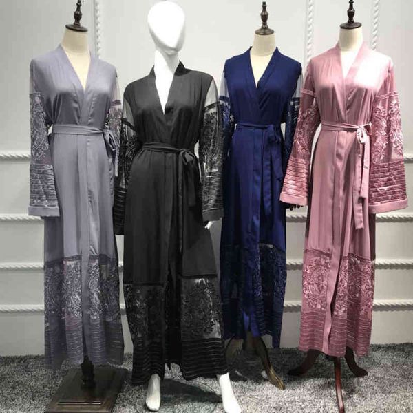 women's blouses & shirts plus size velvet lace mesh kimonos mujer long abaya dubai boho women maxi cardigan blouse roupa turkish islami, White
women's blouses & shirts plus size velvet lace mesh kimonos mujer long abaya dubai boho women maxi cardigan blouse roupa turkish islami, White