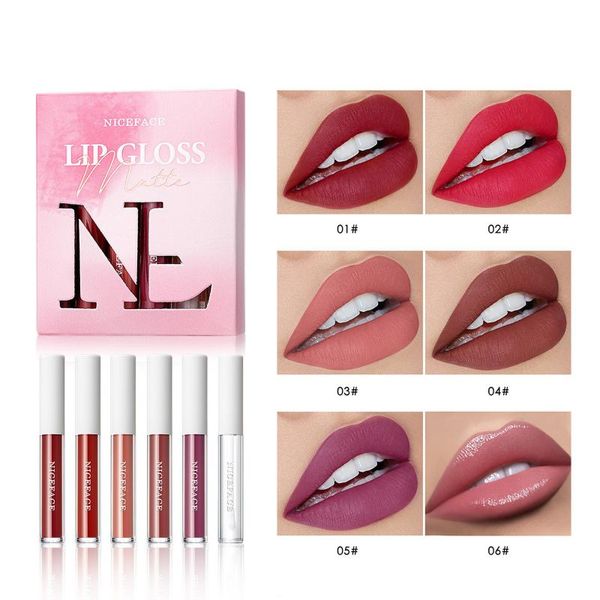lip gloss 2021 beauty decoration matte non-stick cup glaze set with enhancement liquid 6pc dekor bukurie
lip gloss 2021 beauty decoration matte non-stick cup glaze set with enhancement liquid 6pc dekor bukurie