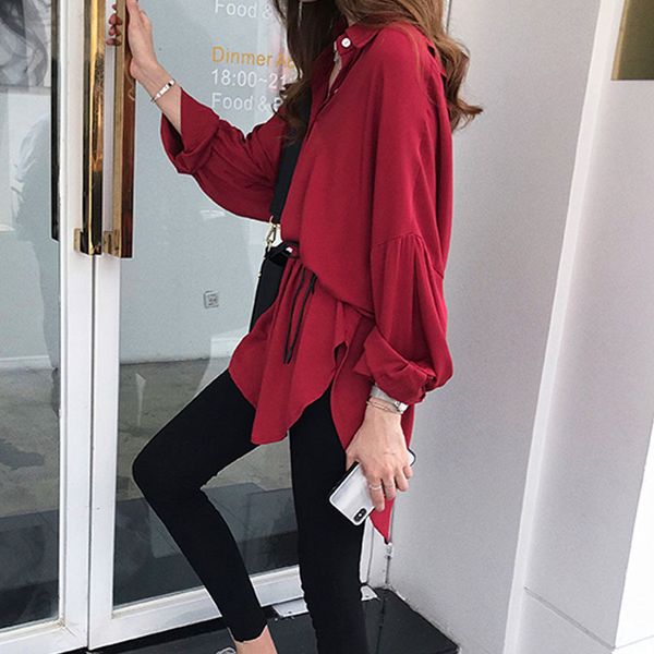 autumn fashion shirt long sleeve v-neck clothing casual bow solid women and blouses office lady 5509 50 210415, White
autumn fashion shirt long sleeve v-neck clothing casual bow solid women and blouses office lady 5509 50 210415, White