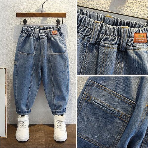 spring 3-7years radis boys children clothes foreign style loose pants elastic denim trousers for kids slim pants, Blue
spring 3-7years radis boys children clothes foreign style loose pants elastic denim trousers for kids slim pants, Blue