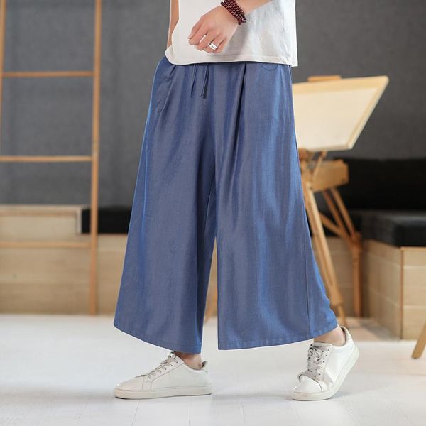 men's pants m-5xl plus size men elastic drawstring waist summer beach casual loose fit wide leg ankle streetwear baggy, Black
men's pants m-5xl plus size men elastic drawstring waist summer beach casual loose fit wide leg ankle streetwear baggy, Black