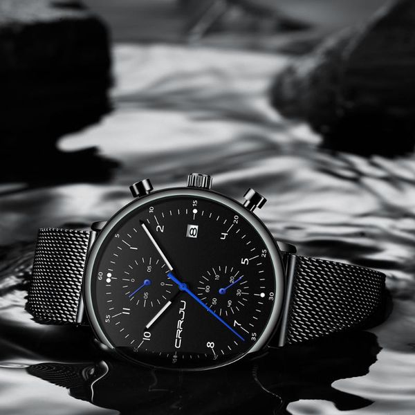 wristwatches mens watch crrju luxury big face men stainless steel wristwatch men's military waterproof date quartz watches relogio masc, Slivery;brown
wristwatches mens watch crrju luxury big face men stainless steel wristwatch men's military waterproof date quartz watches relogio masc, Slivery;brown