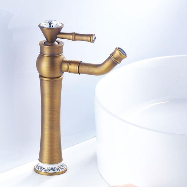bathroom sink faucets basin modern antique brass deck mounted mixer black finish with diamond high faucet
bathroom sink faucets basin modern antique brass deck mounted mixer black finish with diamond high faucet