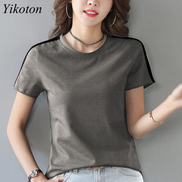 shirts women 2021 summer ladies cotton loose o-neck casual short sleeve oversized t-shirt female bottoming shirt blusa women's, White
shirts women 2021 summer ladies cotton loose o-neck casual short sleeve oversized t-shirt female bottoming shirt blusa women's, White