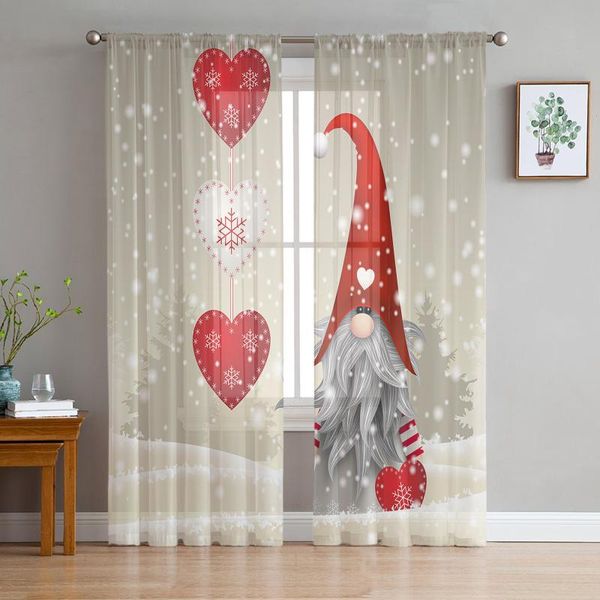 curtain & drapes christmas gnome snowflake love heart sheer tulle curtains for living room bedroom window home decor
curtain & drapes christmas gnome snowflake love heart sheer tulle curtains for living room bedroom window home decor