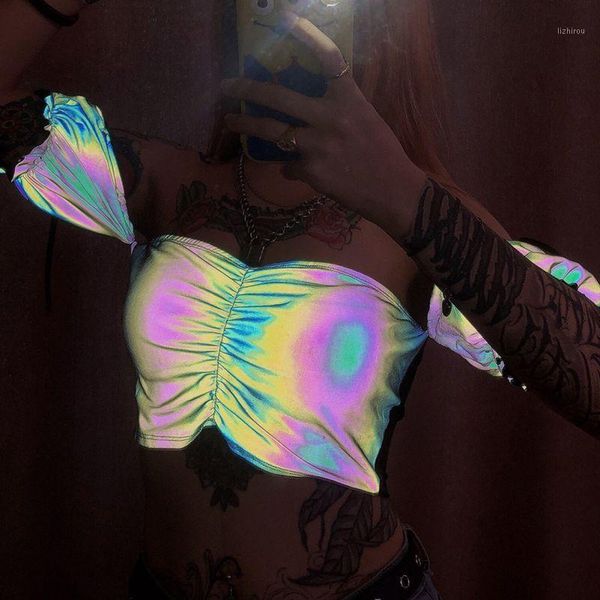 women's strapless see-through reflective t-shirts summer fashion vintage bustiers & corsets, Black;white
women's strapless see-through reflective t-shirts summer fashion vintage bustiers & corsets, Black;white