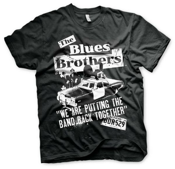 men's t-shirts official the blues brothers putting band back together t-shirt, White;black
men's t-shirts official the blues brothers putting band back together t-shirt, White;black