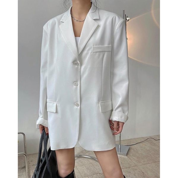 spring 2021 blogger fashion lapel white suit wide shoulder loose singel breasted plus size womens blazers long sleeve jackets women's s, White;black
spring 2021 blogger fashion lapel white suit wide shoulder loose singel breasted plus size womens blazers long sleeve jackets women's s, White;black