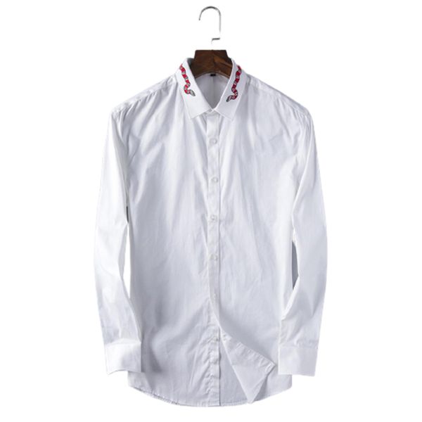 2022 mens shirt luxurys designers menswear casual bussiness shirtsa classic man dress shirts men long sleeve brand fashion spring @16, White;black
2022 mens shirt luxurys designers menswear casual bussiness shirtsa classic man dress shirts men long sleeve brand fashion spring @16, White;black