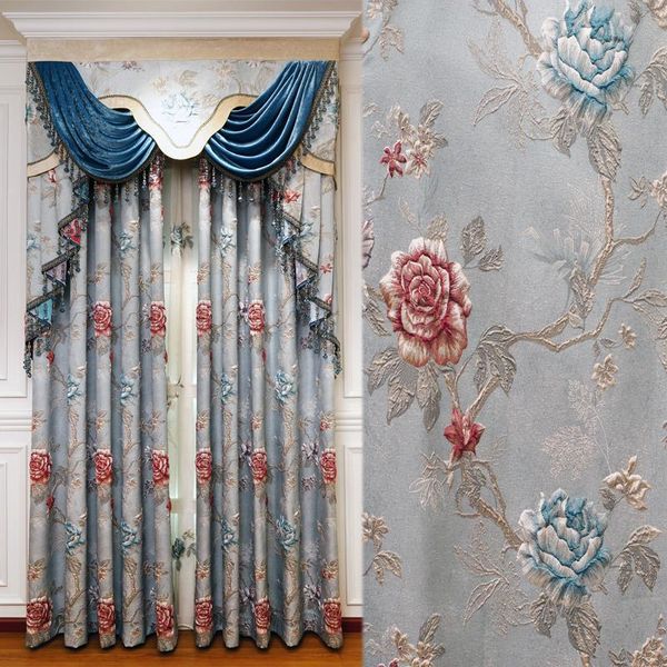 curtain & drapes blue deluxe 3d jacquard elegantly decorated villa bedroom french window curtains classic living room
curtain & drapes blue deluxe 3d jacquard elegantly decorated villa bedroom french window curtains classic living room