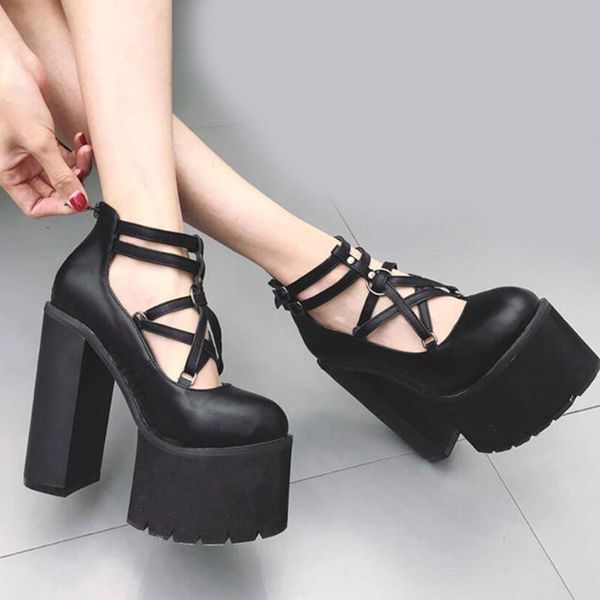 dress shoes 2021 brand thick platform block high heels buckles strap white black gothic style lolita halloween cosplay woman pumps
dress shoes 2021 brand thick platform block high heels buckles strap white black gothic style lolita halloween cosplay woman pumps