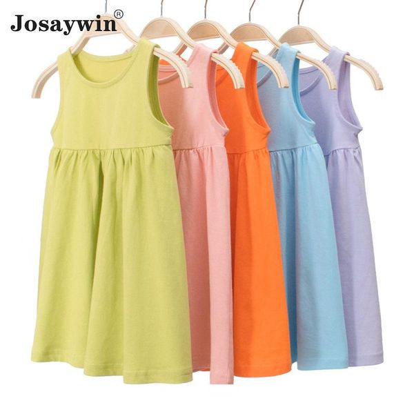 children clothing summer dress for girls baby solid teenager kids dresses sleeveless casual a-line beach party vestidos girl girl's, Red;yellow
children clothing summer dress for girls baby solid teenager kids dresses sleeveless casual a-line beach party vestidos girl girl's, Red;yellow