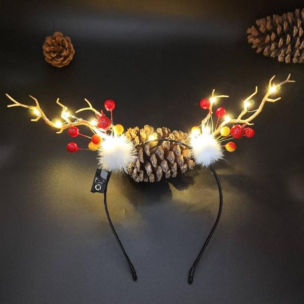 women girls led light up pompon fairy tale headband retro tree branch deer ears antler hair hoop festival glow party props favor
women girls led light up pompon fairy tale headband retro tree branch deer ears antler hair hoop festival glow party props favor