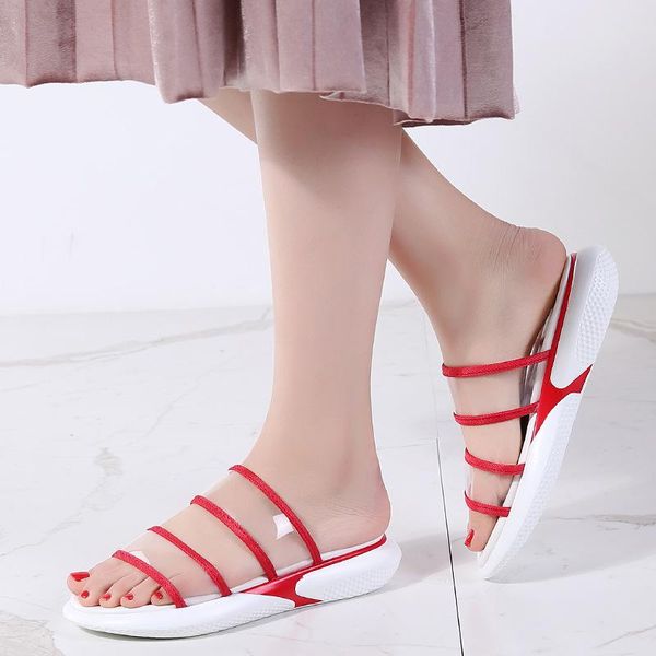 slippers summer casual college for women fashion transparent tpu open-toe sandals female thickened sponge cake sole slides, Black
slippers summer casual college for women fashion transparent tpu open-toe sandals female thickened sponge cake sole slides, Black