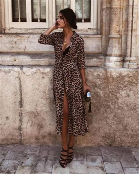 women dress autumn 2021 ladies leopard print dresses v neck long sleeve midi womens fall evening party casual, Black;gray
women dress autumn 2021 ladies leopard print dresses v neck long sleeve midi womens fall evening party casual, Black;gray