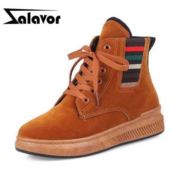 boots zalavor women ankle fashion cross strap round toe shoes winter fur inside ladies daily flats size 35-40, Black 
boots zalavor women ankle fashion cross strap round toe shoes winter fur inside ladies daily flats size 35-40, Black