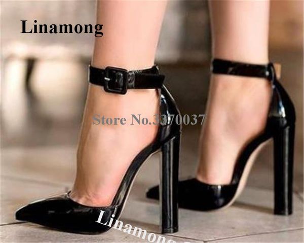 dress shoes linamong women elegant pointed toe patent leather chunky heel pumps ankle strap buckle white black thick high heels club
dress shoes linamong women elegant pointed toe patent leather chunky heel pumps ankle strap buckle white black thick high heels club