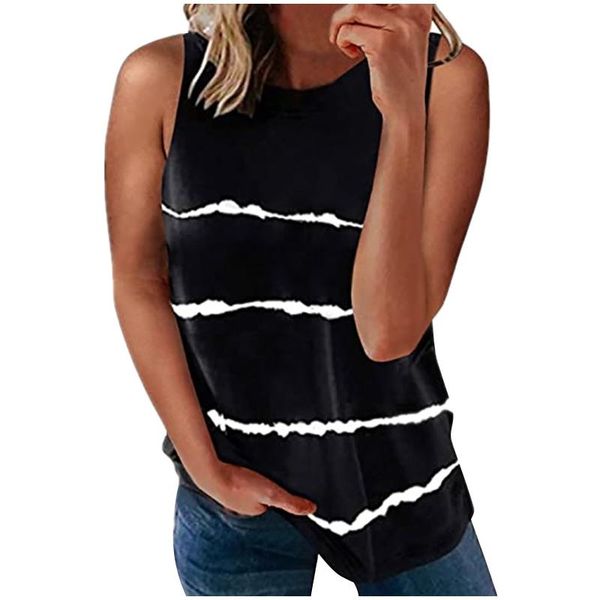 fashion women's loose sleeveless hooded vest womens striped printed round neck summer sweatshirt #t1g tanks & camis, White
fashion women's loose sleeveless hooded vest womens striped printed round neck summer sweatshirt #t1g tanks & camis, White