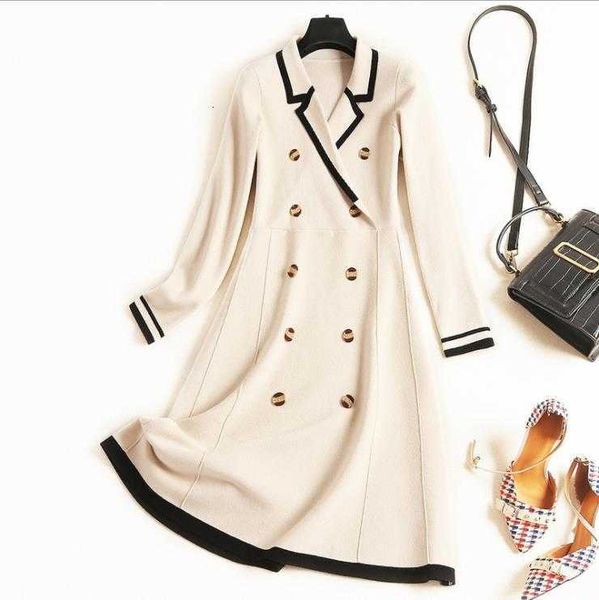 casual dresses european autumn and american female wear long sleeve double-breasted knit fashion dress 7tc3, Black;gray
casual dresses european autumn and american female wear long sleeve double-breasted knit fashion dress 7tc3, Black;gray