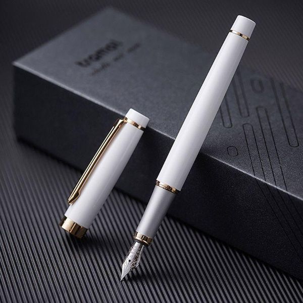 classical business fountain pen metal signature calligraphy pens with gift box school supplies