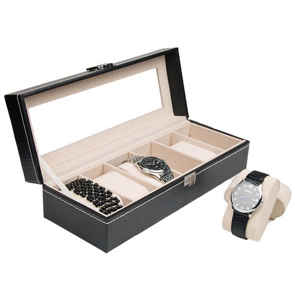 storage boxes & bins 6 grids pu leather watch box case professional holder organizer for clock watches jewelry display
storage boxes & bins 6 grids pu leather watch box case professional holder organizer for clock watches jewelry display