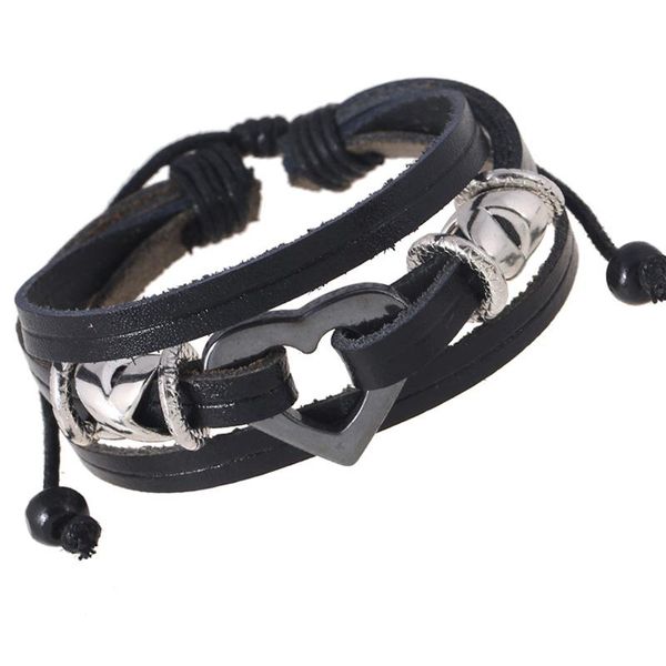 tennis natural black stone charm bracelet brown genuine leather multi layer women handmade cord hook jewelry, Golden;silver
tennis natural black stone charm bracelet brown genuine leather multi layer women handmade cord hook jewelry, Golden;silver