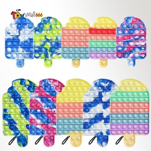 ice cream push bubble fidget toys decompression rainbow antistress sensory stress toy relief anti-stress fluorescence
ice cream push bubble fidget toys decompression rainbow antistress sensory stress toy relief anti-stress fluorescence