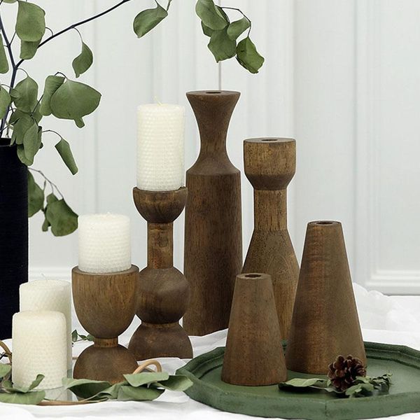 candle holders retro wooden candlestick nature wood ornament household supplies dinner party decoration crafts vintage artware gift
candle holders retro wooden candlestick nature wood ornament household supplies dinner party decoration crafts vintage artware gift