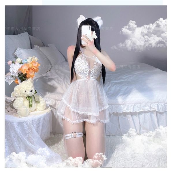 women lingerie sleepwear nightdress mesh see through babydoll chemise underwear transparent erotic lingerie camisolas, Black;white
women lingerie sleepwear nightdress mesh see through babydoll chemise underwear transparent erotic lingerie camisolas, Black;white
