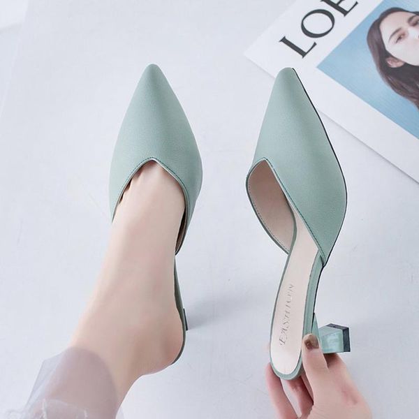 slippers al 2021 spring and summer fairy sandal female pointed head special-shaped glass with bun half drag to wear high heels, Black
slippers al 2021 spring and summer fairy sandal female pointed head special-shaped glass with bun half drag to wear high heels, Black