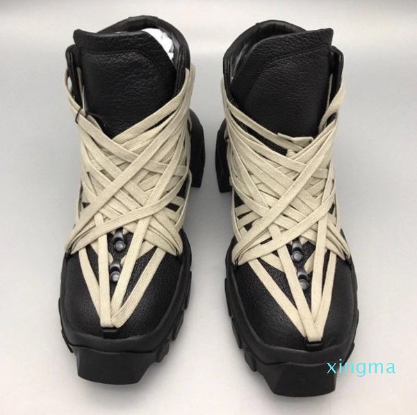 20ss high exclusive new season cowhide tpu sole cross strap lace up trainer boots thick sole platform genuine leather boots, Black
20ss high exclusive new season cowhide tpu sole cross strap lace up trainer boots thick sole platform genuine leather boots, Black