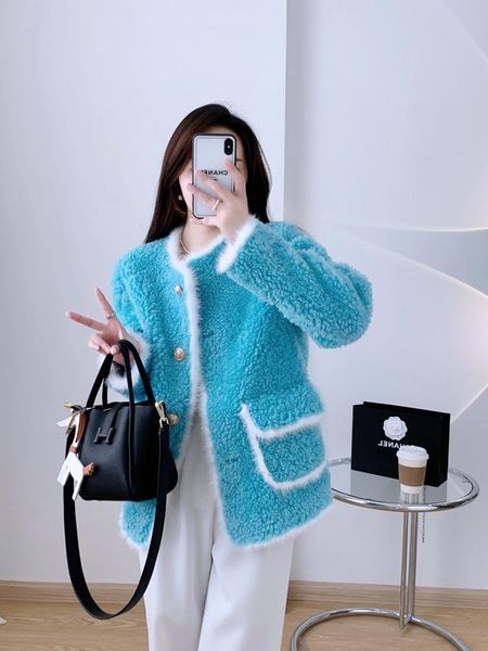 women's fur & faux women 2022 autumn winter casual real wool coat jacket female genuine sheep shearling jackets lady natural overcoats, Black
women's fur & faux women 2022 autumn winter casual real wool coat jacket female genuine sheep shearling jackets lady natural overcoats, Black