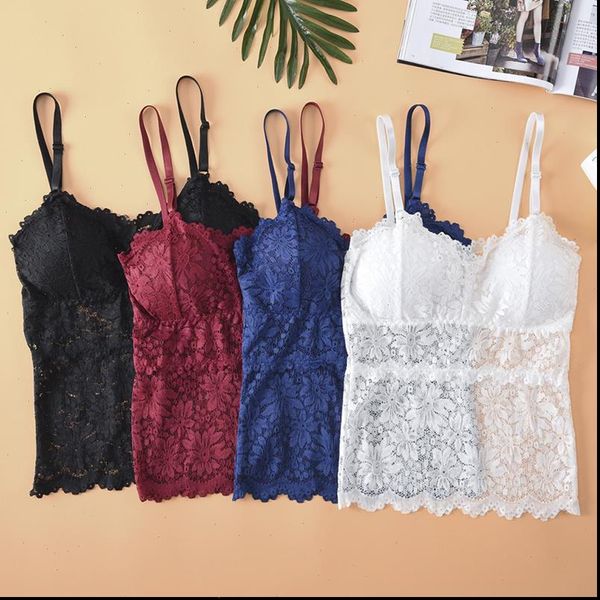 solid women tanks corset lace camis for soft removable padded v neck fashion hollow mesh summer camisoles, White
solid women tanks corset lace camis for soft removable padded v neck fashion hollow mesh summer camisoles, White