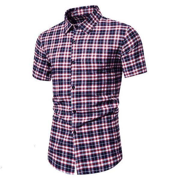 men's casual shirts natural color clothes mens designer plaid panelled lapel neck short sleeve fa i68d, White;black
men's casual shirts natural color clothes mens designer plaid panelled lapel neck short sleeve fa i68d, White;black