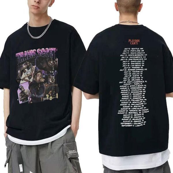 men's t-shirts hip hop rap travis scotshirt awesome astroworld tour tees catus jack t shirt playboi carti skatedboard men women t-shir, White;black
men's t-shirts hip hop rap travis scotshirt awesome astroworld tour tees catus jack t shirt playboi carti skatedboard men women t-shir, White;black