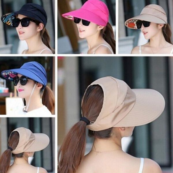wide brim hats summer sun protection folding hat for women cap ladies girl holiday uv beach packable visor, Blue;gray
wide brim hats summer sun protection folding hat for women cap ladies girl holiday uv beach packable visor, Blue;gray