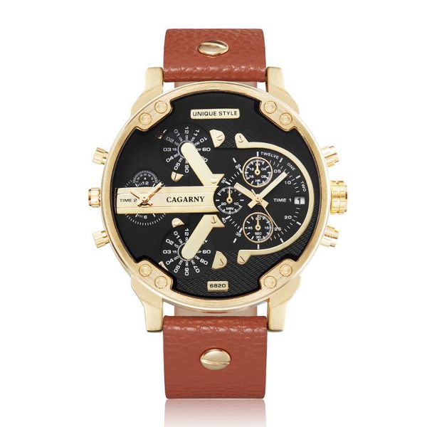 wristwatches cagarny gold mens wrist watches fashion quartz watch for men leather strap military relogio masculino drop shi, Slivery;brown
wristwatches cagarny gold mens wrist watches fashion quartz watch for men leather strap military relogio masculino drop shi, Slivery;brown