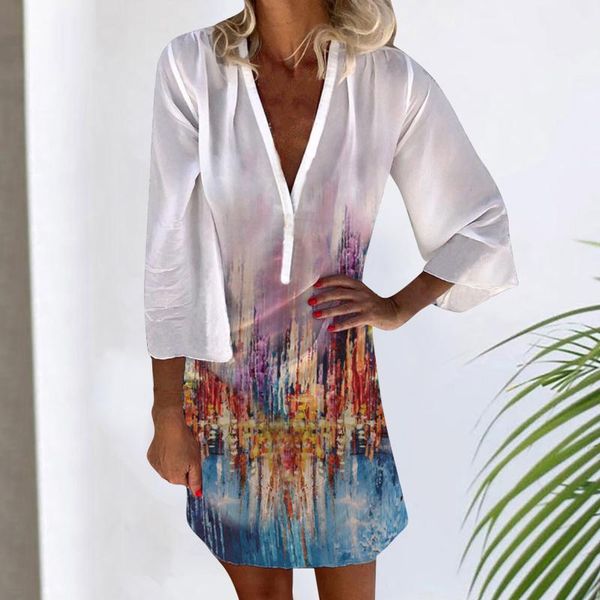 casual dresses party beach dress women v-neck print shirt 2021 spring summer office elegant ladies wrap loose mini, Black;gray
casual dresses party beach dress women v-neck print shirt 2021 spring summer office elegant ladies wrap loose mini, Black;gray