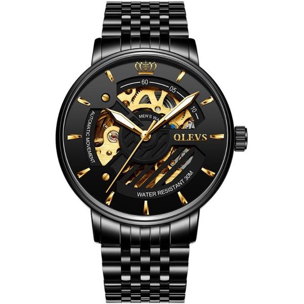 multifunction self-winding large dial mechanical watch luminous cutout waterproof men's wristwatches, Slivery;brown
multifunction self-winding large dial mechanical watch luminous cutout waterproof men's wristwatches, Slivery;brown