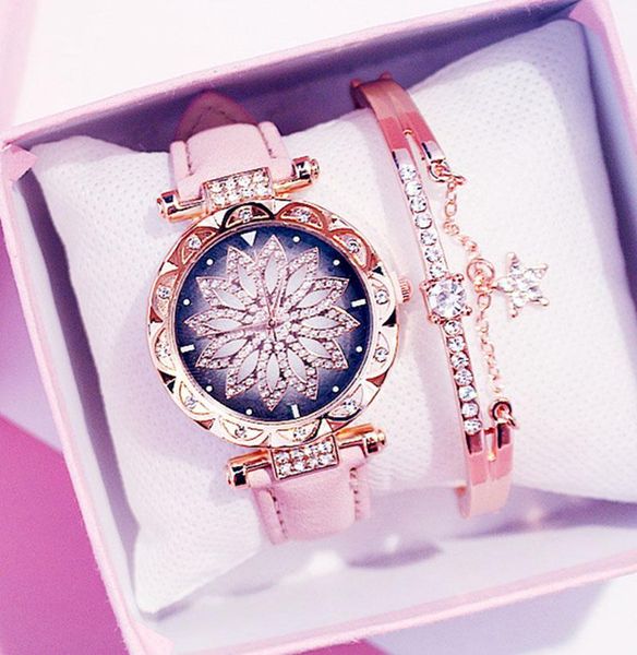 women watches bracelet set starry sky ladies watch casual leather quartz wristwatch clock relogio feminino wristwatches, Slivery;brown
women watches bracelet set starry sky ladies watch casual leather quartz wristwatch clock relogio feminino wristwatches, Slivery;brown