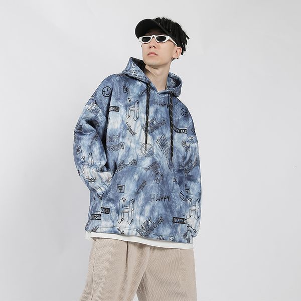 men's hoodies & sweatshirts autumn tie-dye hoodies man graffiti letter imprint hip hop personality pullover loose fashion streetwe, Black
men's hoodies & sweatshirts autumn tie-dye hoodies man graffiti letter imprint hip hop personality pullover loose fashion streetwe, Black