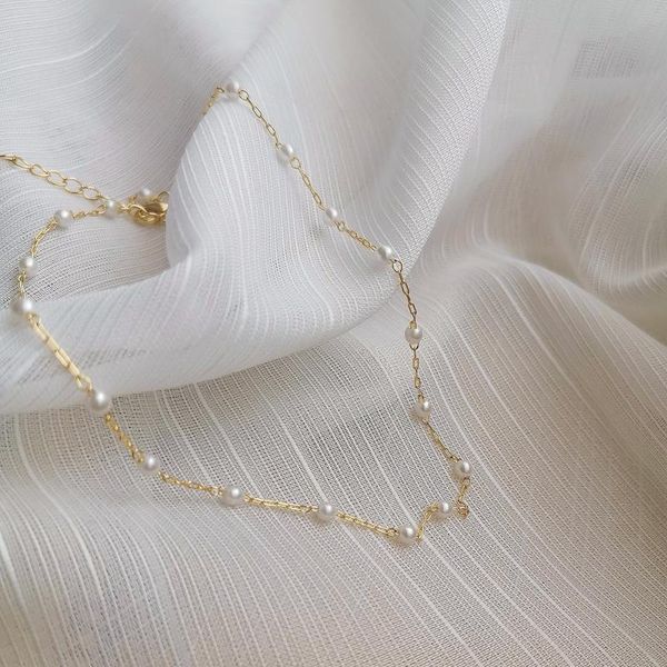 chains trendy necklace female clavicle chain temperament pearl simple niche design fashion classic trend, Silver
chains trendy necklace female clavicle chain temperament pearl simple niche design fashion classic trend, Silver