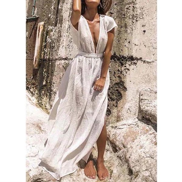 cover-ups summer women beach wear white cotton tunic dress bikini bath sarong wrap skirt swimsuit cover up women's swimwear, White;black
cover-ups summer women beach wear white cotton tunic dress bikini bath sarong wrap skirt swimsuit cover up women's swimwear, White;black