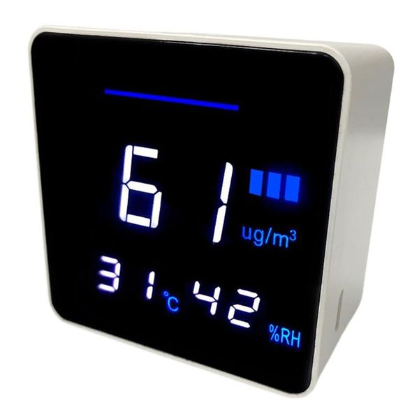 household air quality monitor pm2.5 tester with quantity of electricity temperature humidity display detector purifiers
household air quality monitor pm2.5 tester with quantity of electricity temperature humidity display detector purifiers