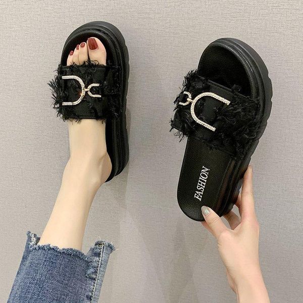 slippers women's shoes 2021 summer outside solid bow designer letter flip flops furry sandals ladies zapatillas mujer, Black
slippers women's shoes 2021 summer outside solid bow designer letter flip flops furry sandals ladies zapatillas mujer, Black