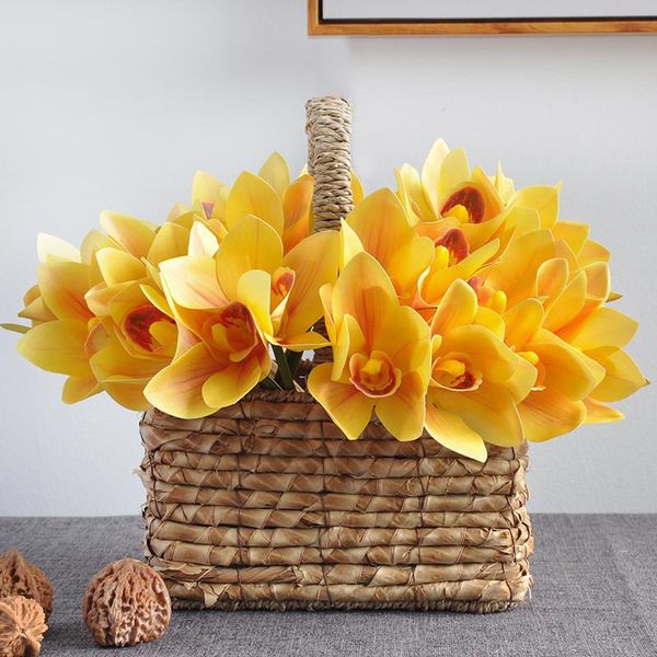 decorative flowers & wreaths boat orchids artificial bouquet wedding decoration fake orchid flower for home living room garden accessories
decorative flowers & wreaths boat orchids artificial bouquet wedding decoration fake orchid flower for home living room garden accessories