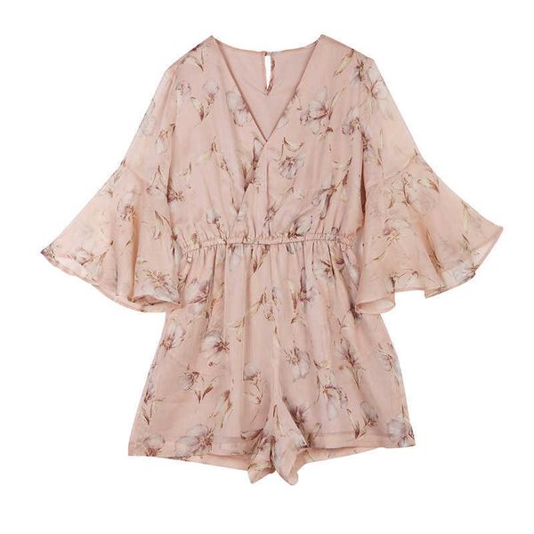 women clothing high waist chiffon print romper jumpsuit summer v-neck half sleeve beach playsuit 210601, Black;white
women clothing high waist chiffon print romper jumpsuit summer v-neck half sleeve beach playsuit 210601, Black;white