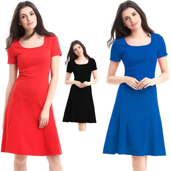 2020 spring and summer dress fashion temperament women's swing, Black;gray 
2020 spring and summer dress fashion temperament women's swing, Black;gray